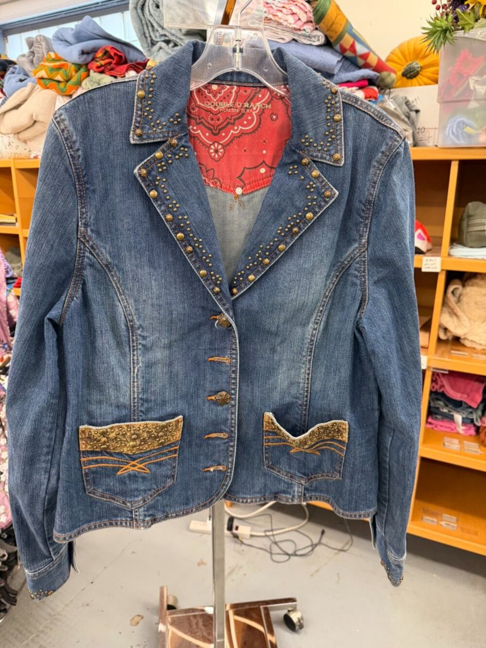 Double D Ranch washed denim jacket
